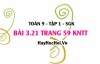 Bài 3.21 Toán 9 tập 1 SGK Kết nối tri thức
